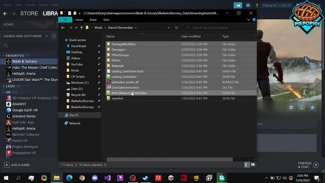 How to Make Mods For Blade and Sorcery U11.1 | Json Modding Tutorial