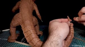 Godzilla(2021) vs. Zilla(1998) sculpture || Годзилла(2021) против Зиллы(1998) из пластилина