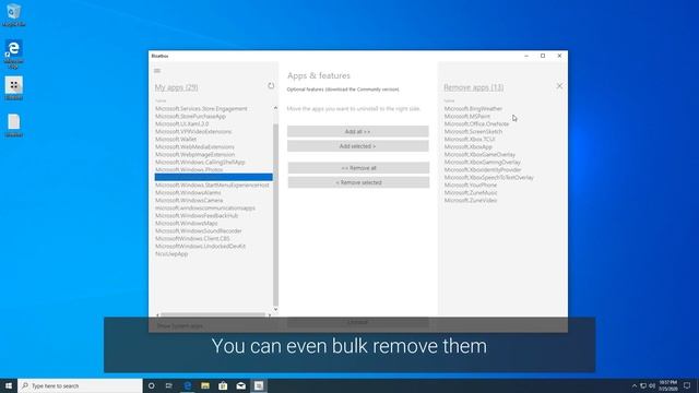 Get Rid Of All Bloatwares In Windows 10 смотреть онлайн