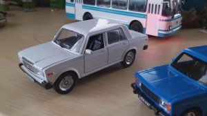 Модели ВАЗ 2107  разные по масштабу