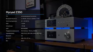 ОБЗОР усилителя и CD-проигрывателя Myryad Z350 и Z310
