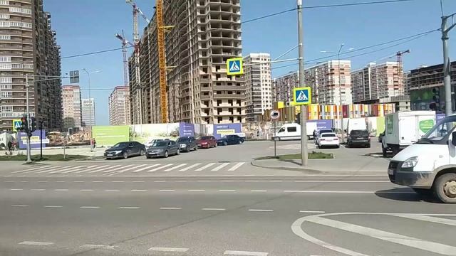 Краснодар - по ул. им. Петра Метальникова - под музыку - 04.04.2023