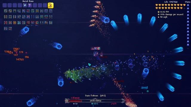 How to beat Duke Fishron in Masochist Mode with ALL CLASSES (Terraria Fargo's Mod) смотреть онлайн