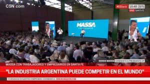 SERGIO MASSA: "Nuestro PROYECTO de INDUSTRIA NACIONAL está VIVO y FIRME"