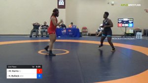 2018 Marine Corps US Open/Senior Women's Freestyle 76 3rd Place - Mariah Harris (CU) Vs. Korinahe