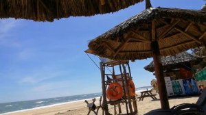 Private beach area at Sandunes Beach Resort & Spa in Mui Ne