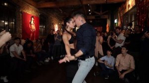 Roger Cracco & Stephanie Lucero Bachata Demo 2023.11.02. Wild Bachata Thursday by BOS