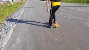 Как научиться кататься на лонгборде