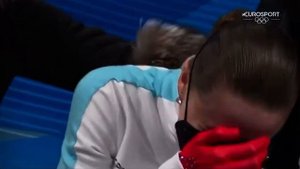 Камила Валиева - Ну зато награждение не отменят ?  #камилавалиева #олимпиада #тутберидзе