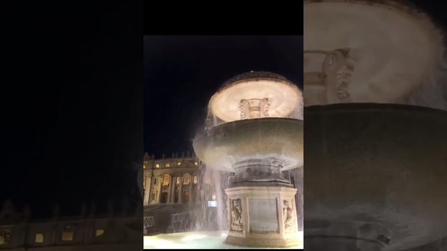 Тёплый город Рим Площадь Святого Петра в Ватикане #roma #vaticano