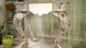 Столик из картона своими руками.