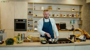 Новогодний салат с гребешком