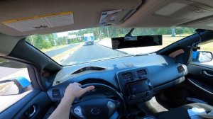 Ниссан Лиф, обзор, тест драйв, разгон, философия электромобилей. Nissan Leaf