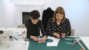Платье в стиле Gucci с воротником и манжетами. Часть 4. Пошив съемного воротника. Мастер-класс.