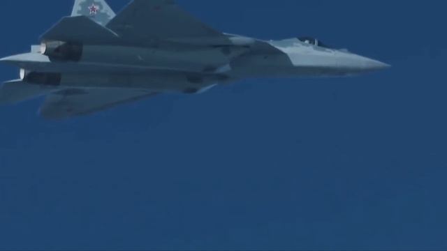 Sukhoi Su-57 Start-up, Takeoff, sound, maneuvers, in action