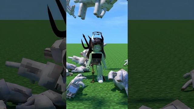 raining CHOCOLATE MILK, MINECRAFT WOLVES and MAXWELL CATS in roblox #shorts