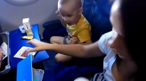 Детское питание на рейсах Аэрофлота. Рейс Москва - Ларнака (Кипр).