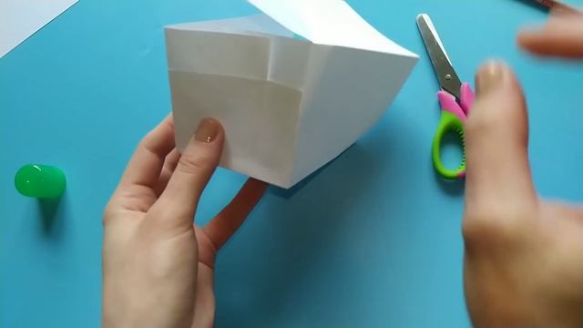 How to make a volumetric parallelepiped from A4 paper? /// DIY geometric shapes смотреть онлайн