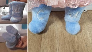 Шьем "Сапожки-угги" для новорожденного Мастер-класс