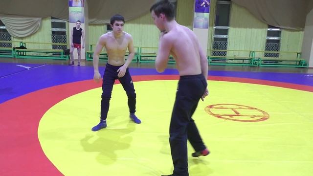 Учебно - тренировочная схватка. Вольная борьба. смотреть онлайн
