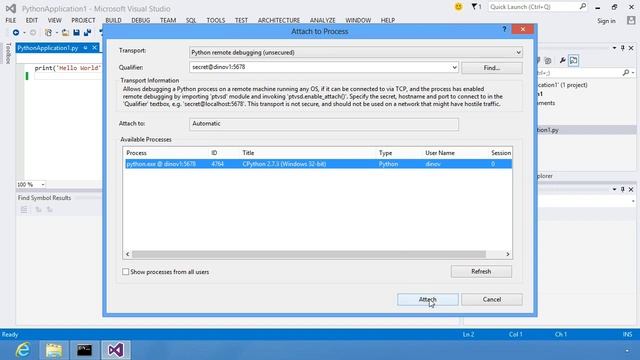 PTVS 2.0 Beta: A quick feature overview (or learn PTVS in 20 minutes!) смотреть онлайн