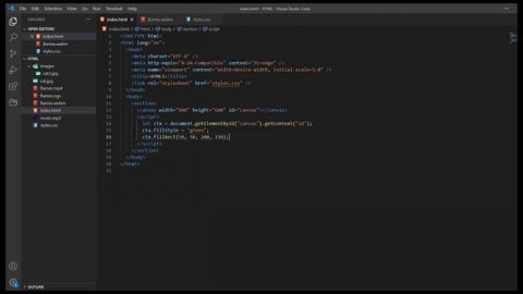 html5. Как работает canvas в html. Урок 9