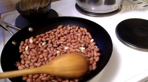 как пожарить арахис. how to fry peanuts.