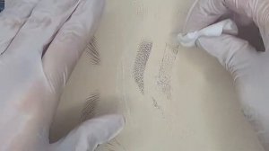 Брови-растушевка