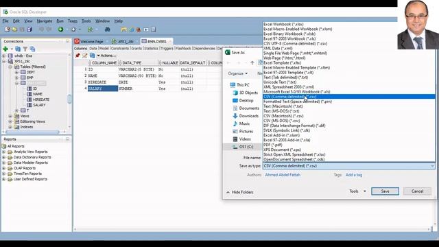 How to import Data from Excel to Oracle Database using SQL Developer смотреть онлайн
