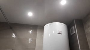 Натяжные потолки в сан узле