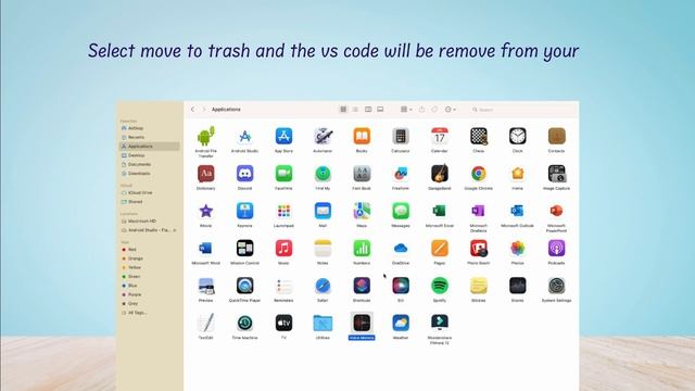 How to Uninstall Vs Code on MacBook M1