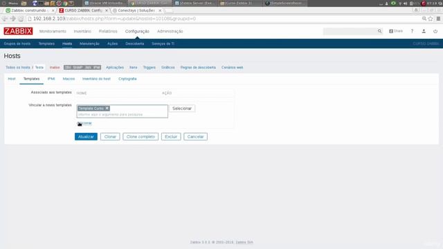 Zabbix | 34. Importar e exportar hosts e templates смотреть онлайн