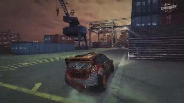 DiRT Showdown- Sharp turn mission. JOYRIDE-YOKOHAMA DOCKS