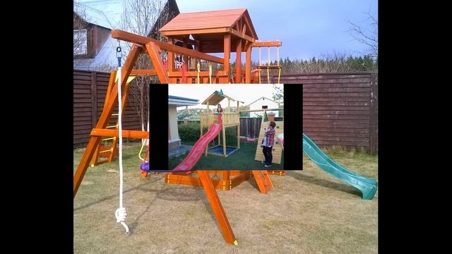 Идеи детских площадок: оформление, 75 фото  (Playground Ideas images)
