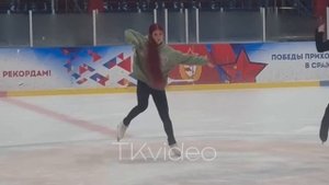 Трусова и Кондратюк. Поздравление с днем рождения Саши от Марка