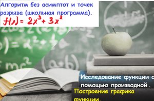 9.16.2.Исследование графика функции с помощью производной.Построение графика с помощью производной.