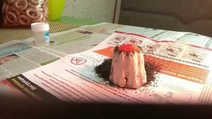 Вулкан из аммония двухромовокислого.