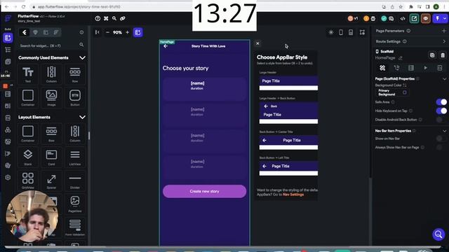 App development in 28 hours with no-code tool Flutter flow with 0 skills of the tool, #7daysMVP