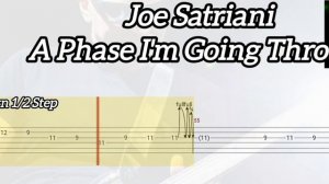 Joe Satriani - A Phase I'm Going  Through ( Tab Guitar )