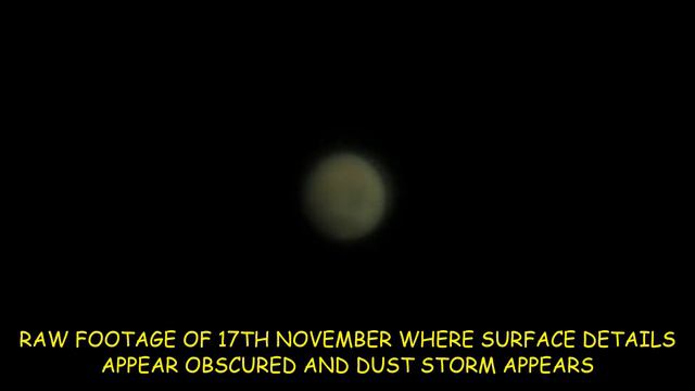 Mars Dust Storm November 2020 as seen using 8" Skywatcher Collapsible Telescope from Delhi Skies! смотреть онлайн