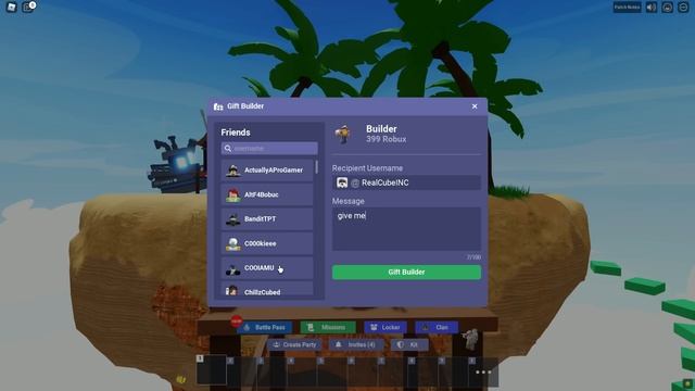 I Gifted This Youtuber THE BEST KIT EVER!11!!1! (Roblox Bed Wars) смотреть онлайн