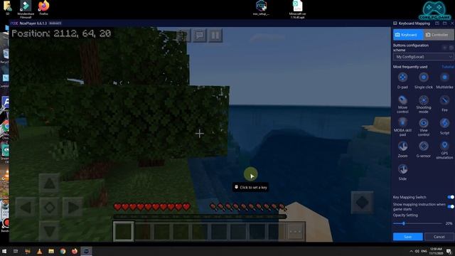 How to setup key mapping for Minecraft PE on PC | how to setup keyboard mouse for MCPE | NOX Player смотреть онлайн