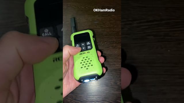Фонарик в радиостанции Retevis RT649P смотреть онлайн