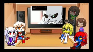 ✴️❤️{Undertale react to underverse 0.0/Реакция андертейл на underverse 0.0}6серия