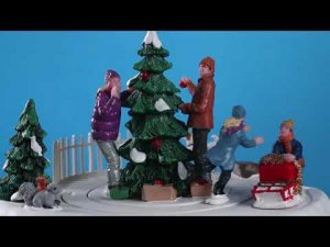 Lemax Настольная композиция Погоня вокруг елки Артикул 44772