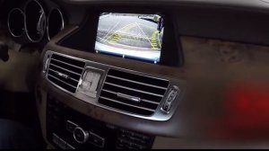 Mercedes CLS дооснащение камерами заднего и переднего вида