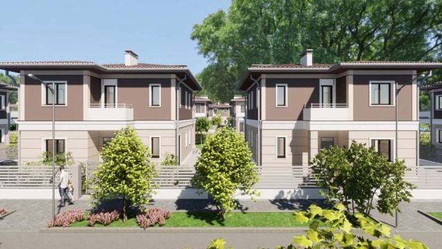 г. Анапа Черное море Большой Коттеджный поселок на стадии стройки низкая цена. смотреть онлайн