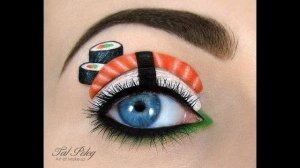 Необычный макияж глаз. / Unusual eye makeup