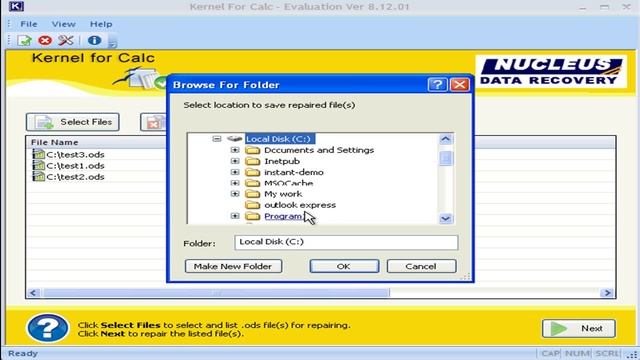 Recover Lost Data from Inaccessible ODS Files Using Kernel for Calc