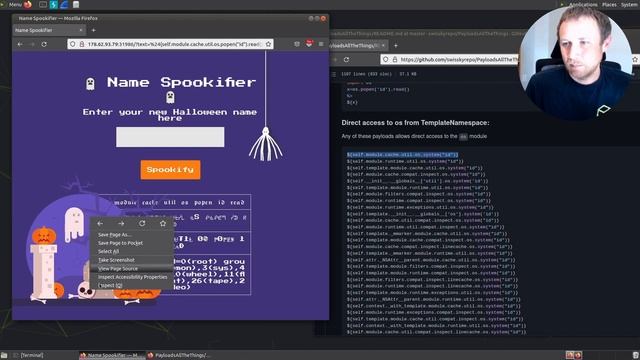 Mako Server-Side Template Injection - Spookifier [HackTheBoo CTF 2022] смотреть онлайн